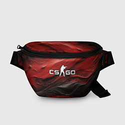 Поясная сумка Dark red CS GO, цвет: 3D-принт