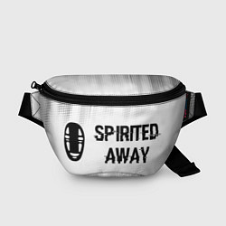 Поясная сумка Spirited Away glitch на светлом фоне: надпись и си, цвет: 3D-принт