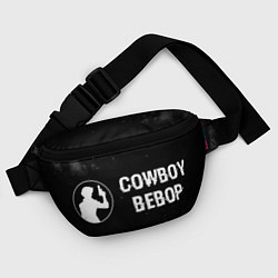 Поясная сумка Cowboy Bebop glitch на темном фоне: надпись и симв, цвет: 3D-принт — фото 2
