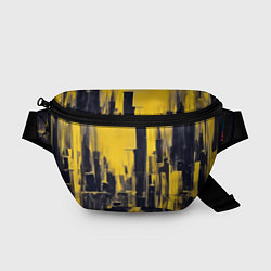 Поясная сумка Большой нарисованный город, цвет: 3D-принт