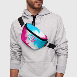 Поясная сумка Audi neon gradient style, цвет: 3D-принт — фото 2