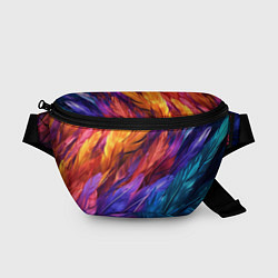 Поясная сумка Яркие крылья, цвет: 3D-принт
