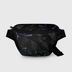 Поясная сумка Свет через черные плиты, цвет: 3D-принт