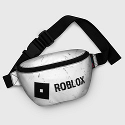 Поясная сумка Roblox glitch на светлом фоне: надпись и символ, цвет: 3D-принт — фото 2