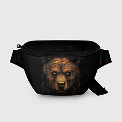 Поясная сумка Медведь иллюстрация, цвет: 3D-принт