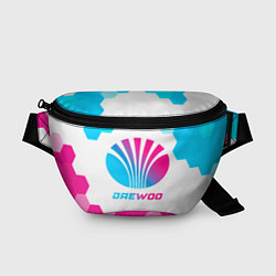 Поясная сумка Daewoo neon gradient style, цвет: 3D-принт