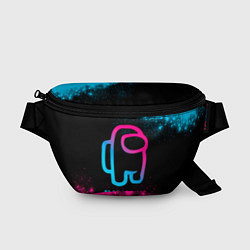 Поясная сумка Among Us - neon gradient, цвет: 3D-принт