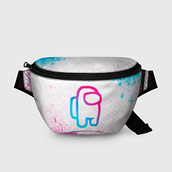 Поясная сумка Among Us neon gradient style, цвет: 3D-принт