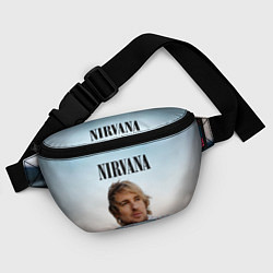 Поясная сумка Тру фанат Nirvana, цвет: 3D-принт — фото 2