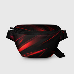 Поясная сумка Black and red, цвет: 3D-принт