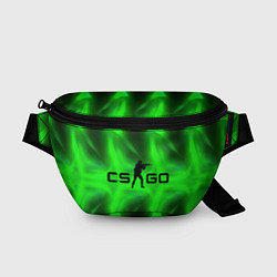 Поясная сумка CSGO green logo