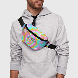 Поясная сумка I am Kenough - retro tie-dye, цвет: 3D-принт — фото 2