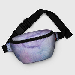 Поясная сумка Розово-голубая шерсть, цвет: 3D-принт — фото 2