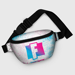 Поясная сумка Fortnite neon gradient style, цвет: 3D-принт — фото 2