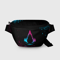 Поясная сумка Assassins Creed - neon gradient, цвет: 3D-принт
