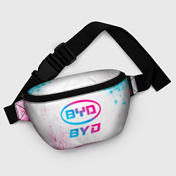 Поясная сумка BYD neon gradient style, цвет: 3D-принт — фото 2