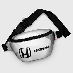 Поясная сумка Honda speed на светлом фоне со следами шин по-гори, цвет: 3D-принт — фото 2