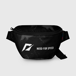 Поясная сумка Need for Speed glitch на темном фоне по-горизонтал, цвет: 3D-принт