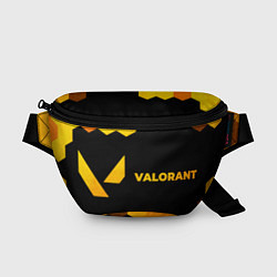 Поясная сумка Valorant - gold gradient по-горизонтали, цвет: 3D-принт