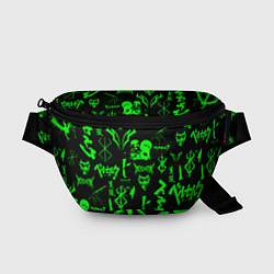 Поясная сумка Berserk neon green, цвет: 3D-принт