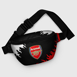 Поясная сумка Arsenal fc flame, цвет: 3D-принт — фото 2