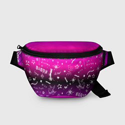 Поясная сумка Тату Лил Пипа на фиолетовом, цвет: 3D-принт