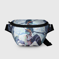 Поясная сумка Genshin Impact Сяо Xiao Mask, цвет: 3D-принт