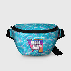 Поясная сумка GTA 6 басейн, цвет: 3D-принт