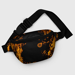 Поясная сумка Half life orange splash city 17, цвет: 3D-принт — фото 2
