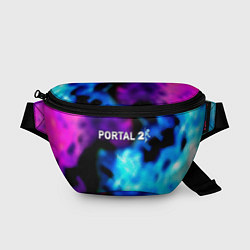 Поясная сумка Portal неоновый градиент, цвет: 3D-принт
