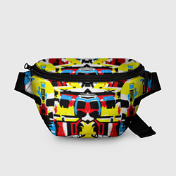 Поясная сумка Cyber abstraction, цвет: 3D-принт