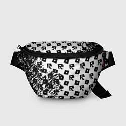 Поясная сумка Roblox pattern game black, цвет: 3D-принт
