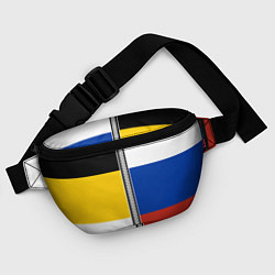 Поясная сумка Россия - патриот, цвет: 3D-принт — фото 2