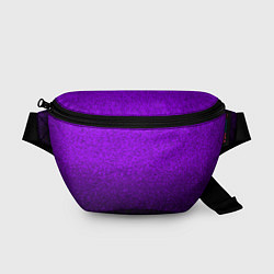 Поясная сумка Насыщенный сиреневый текстура градиент, цвет: 3D-принт