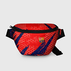 Поясная сумка Барселона спорт краски текстура, цвет: 3D-принт