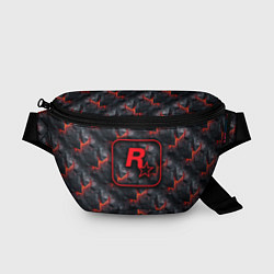 Поясная сумка Rockstar - glow rifts, цвет: 3D-принт
