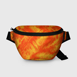 Поясная сумка Солнечный огонь абстракция, цвет: 3D-принт