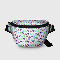 Поясная сумка Ведьмак логотипы паттерн, цвет: 3D-принт