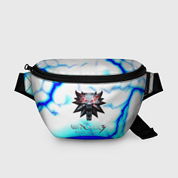 Поясная сумка Ведьмак дикая охота молнии лого, цвет: 3D-принт