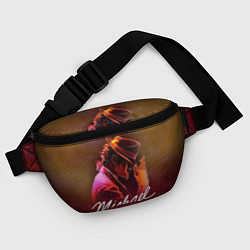 Поясная сумка Michael Jackson нарисованный кистью, цвет: 3D-принт — фото 2