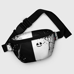 Поясная сумка Marshmello краски музыка, цвет: 3D-принт — фото 2