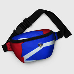 Поясная сумка Россия спортивная геометрия герб, цвет: 3D-принт — фото 2
