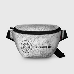 Поясная сумка Leicester City sport на светлом фоне по-горизонтал, цвет: 3D-принт