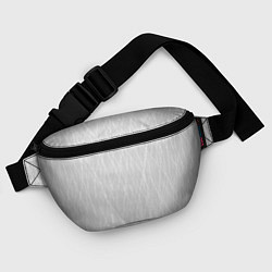 Поясная сумка Светлый серый волнистые линии, цвет: 3D-принт — фото 2