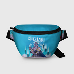 Поясная сумка Helldivers 2: Super Earth, цвет: 3D-принт