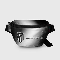Поясная сумка Atletico Madrid sport на светлом фоне по-горизонта, цвет: 3D-принт