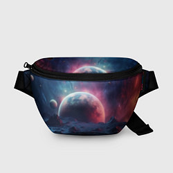 Поясная сумка Фантастика космос и планета, цвет: 3D-принт