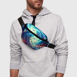 Поясная сумка Полёт к далёкой галактике - нейросеть, цвет: 3D-принт — фото 2