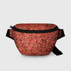 Поясная сумка Мясной фарш текстура, цвет: 3D-принт