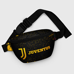 Поясная сумка Juventus - gold gradient по-горизонтали, цвет: 3D-принт — фото 2